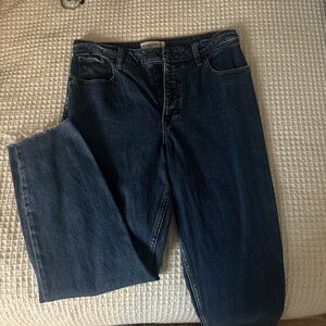 Abercrombie & Fitch Indigo Button-Fly Jeans